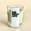 iced matcha latte kerze