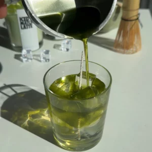 Matcha Kerze machen
