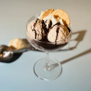 glace kerze im glas