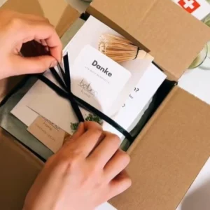 handgemachte Kerzen Schweiz Verpackung Geschenk Belluna Home