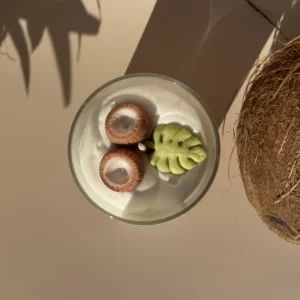 Kokos Vanille Kerze im Glas | Handgemacht in der Schweiz – Bild 2