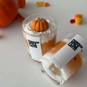 Pumpkin Spice Latte Kerze | Handgemachte Herbst Duftkerze aus der Schweiz – Bild 4