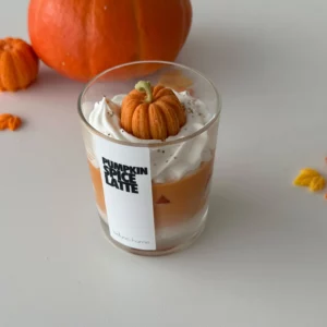 Pumpkin Spice Latte Kerze | Handgemachte Herbst Duftkerze aus der Schweiz – Bild 5